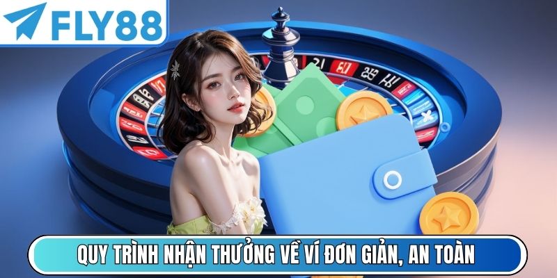 Quy trình nhận thưởng về ví đơn giản, an toàn