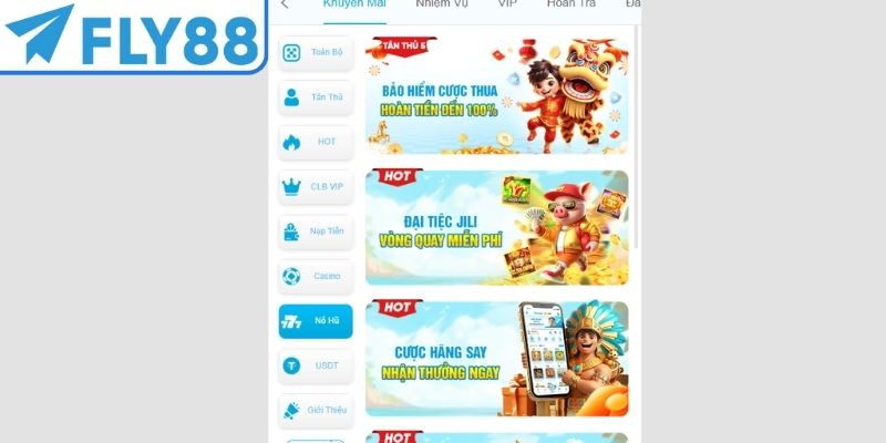 Bạn tham gia nổ hũ FLY88 nhận nhiều ưu đãi